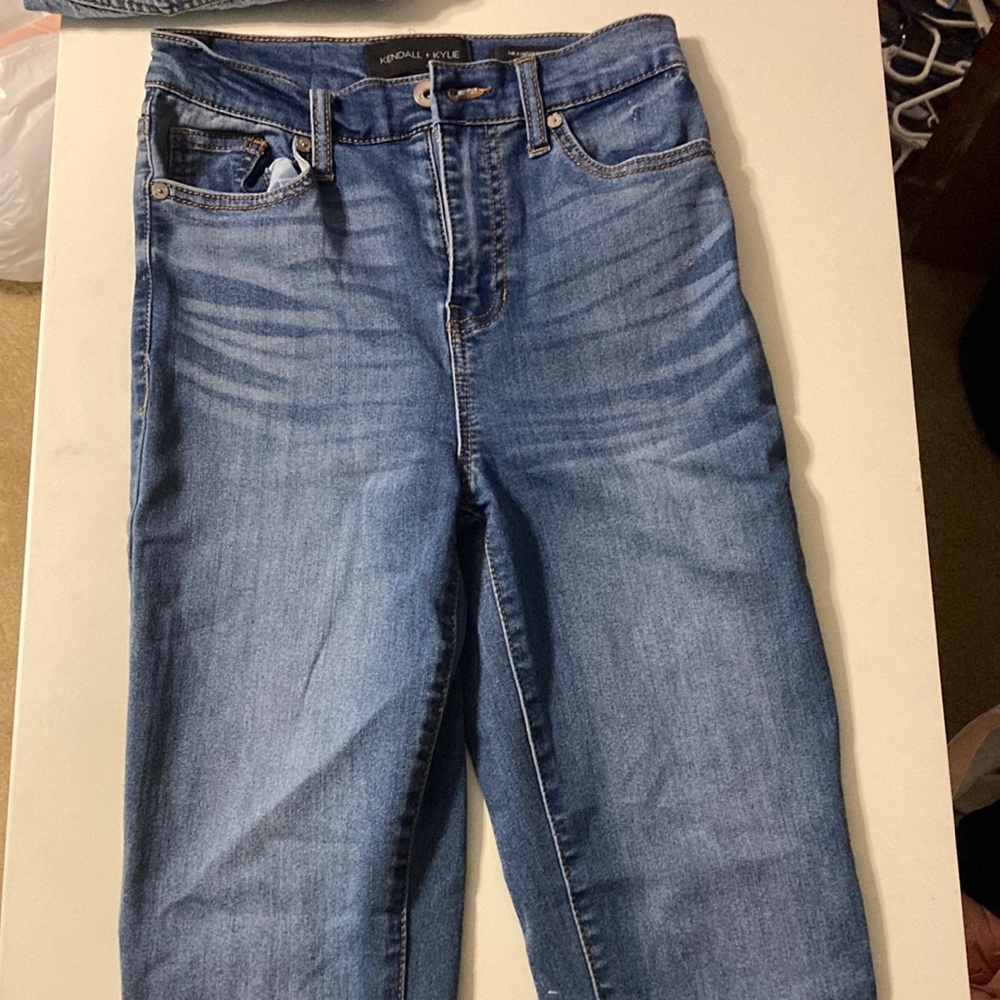 kendall + kylie the kontour high rise jeans